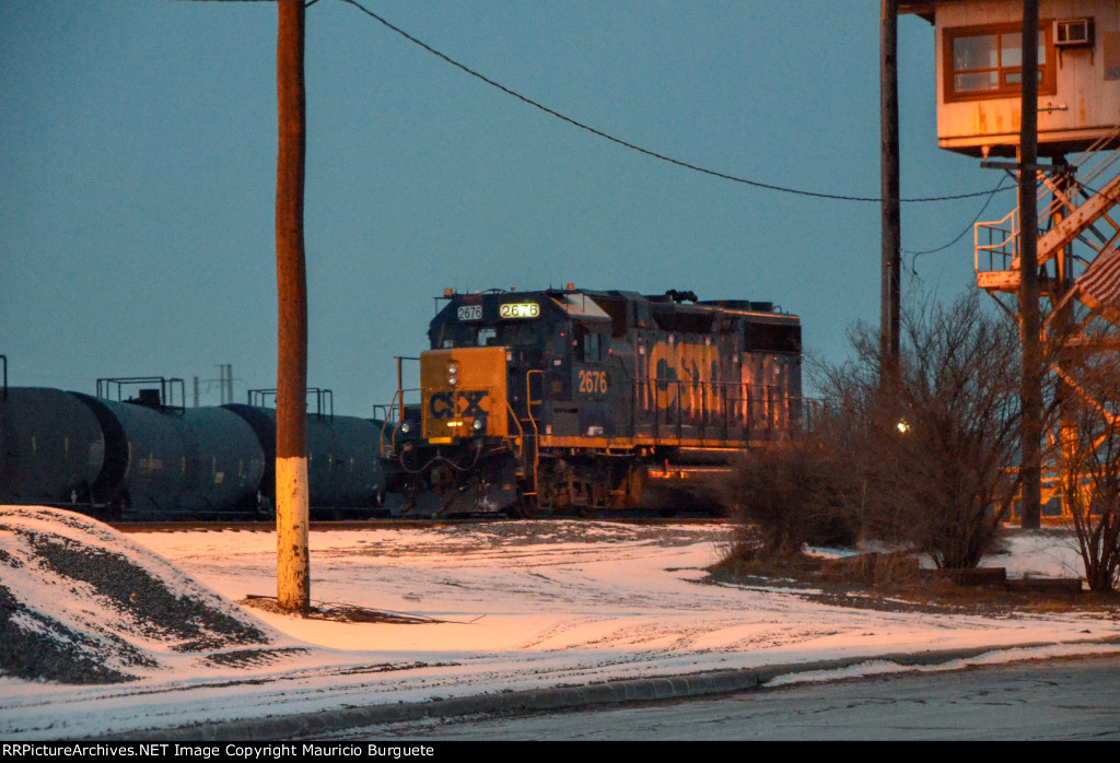 CSX GP38-2 in the yard